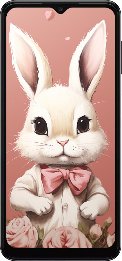 TPU чехол Зайчик для Samsung Galaxy A04s - 5669b-2877 изображение 