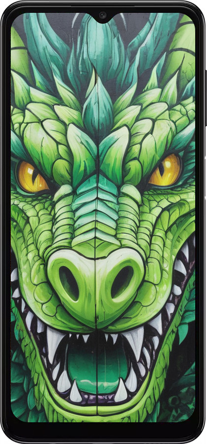 TPU чехол Зелёный дракон для Samsung Galaxy A04s - 5816b-2877 изображение 