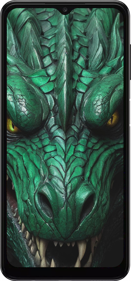 TPU чехол Зелёный дракон v2 для Samsung Galaxy A13 5G - 5817b-3853 изображение 