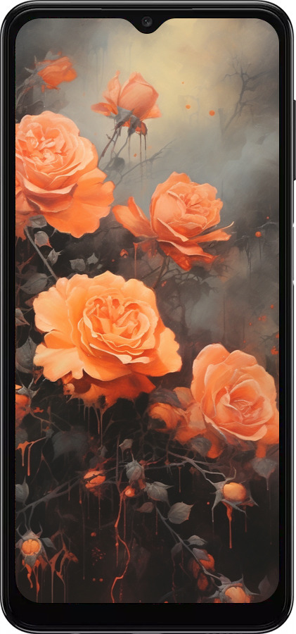 TPU чехол Оранжевые розы для Samsung Galaxy A04s - 5944b-2877 изображение 