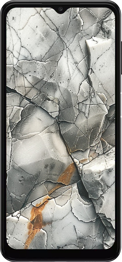TPU чехол Серый мрамор для Samsung Galaxy A04s - 6041b-2877 изображение 