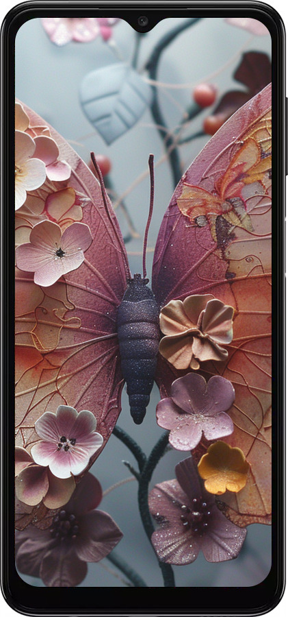 TPU чехол Fairy Butterfly для Samsung Galaxy A04s - 6048b-2877 изображение 