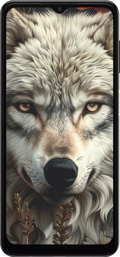 TPU чехол Волчий взгляд для Samsung Galaxy A04s - 6066b-2877 изображение 