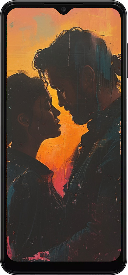 TPU чехол Любовь на полотне для Samsung Galaxy A04s - 6067b-2877 изображение 