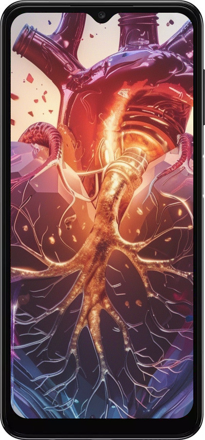 TPU чехол Crystal Heart для Samsung Galaxy A04s - 6070b-2877 изображение 