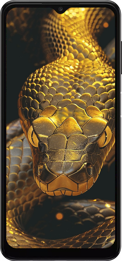 TPU чехол Golden snake для Samsung Galaxy A04s - 6072b-2877 изображение 