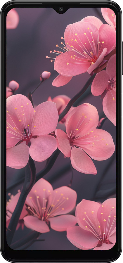 TPU чехол Пурпурная сакура для Samsung Galaxy A13 5G - 6075b-3853 изображение 