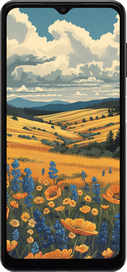 TPU чехол Украинское поле для Samsung Galaxy A04s - 6082b-2877 изображение 