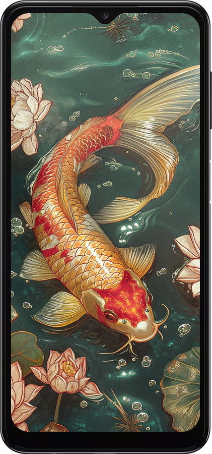 TPU чехол Мелодия Лотоса для Samsung Galaxy A04s - 6106b-2877 изображение 