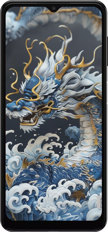 TPU чехол Водяний дракон для Samsung Galaxy A04s - 6113b-2877 изображение 