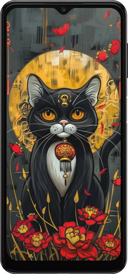 TPU чехол China Cat для Samsung Galaxy A04s - 6134b-2877 изображение 