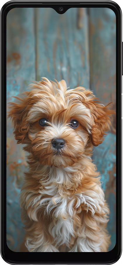 TPU чехол Щенок мальтипу для Samsung Galaxy A04s - 6157b-2877 изображение 