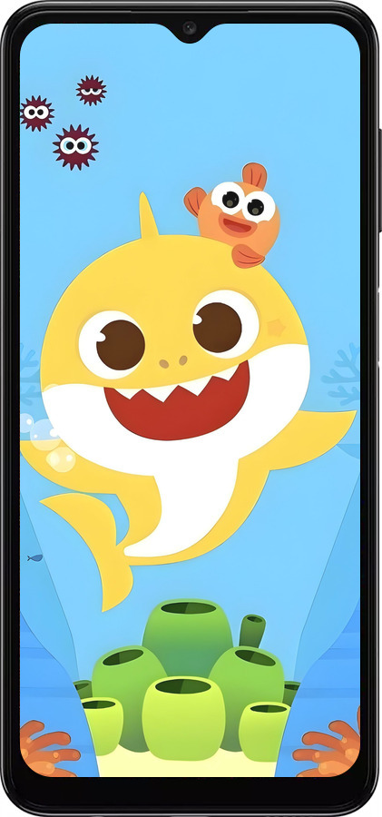 TPU чехол Бейби Шарк для Samsung Galaxy A13 5G - 6303b-3853 изображение 