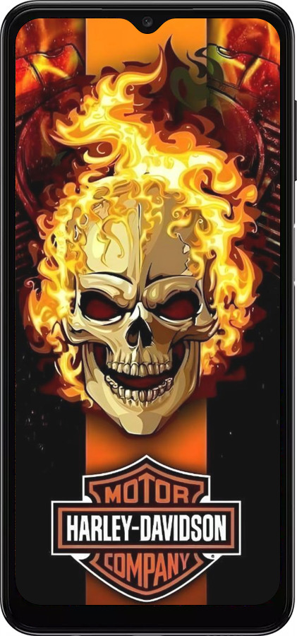 TPU чехол Харлей девидсон для Samsung Galaxy A04s - 6370b-2877 изображение 