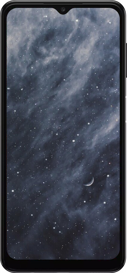 TPU чехол Голубые облака, Голубая луна для Samsung Galaxy A04s - 6398b-2877 изображение 