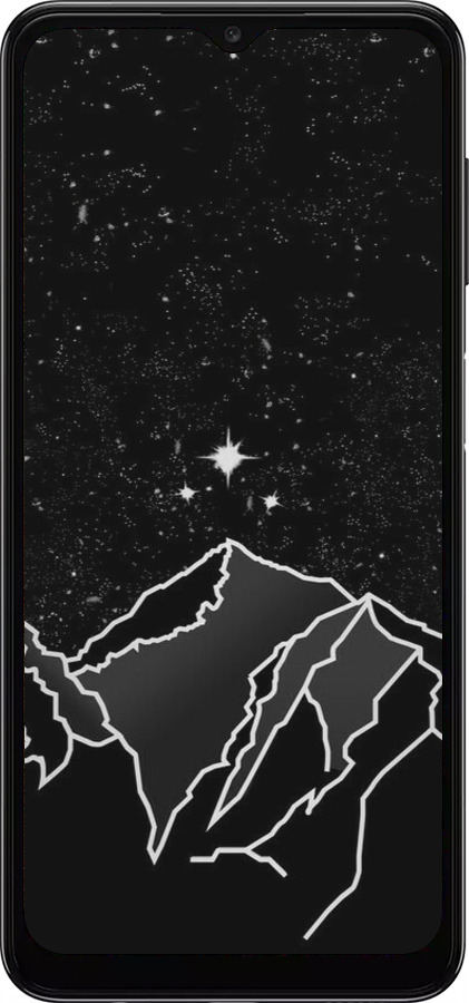 TPU чехол Минималистический горный пейзаж для Samsung Galaxy A04s - 6438b-2877 изображение 