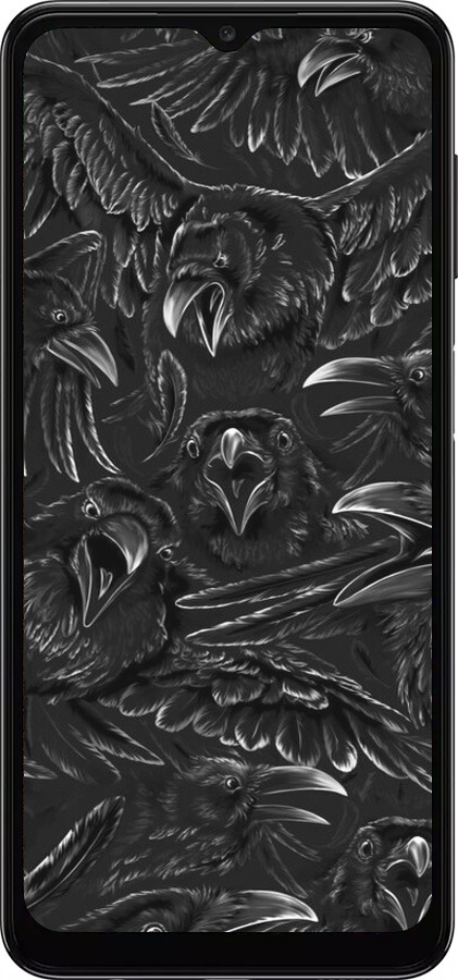 TPU чехол Воронья ярость для Samsung Galaxy A04s - 6474b-2877 изображение 