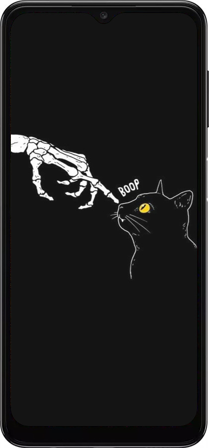 TPU чехол Кошка для Samsung Galaxy A04s - 6505b-2877 изображение 