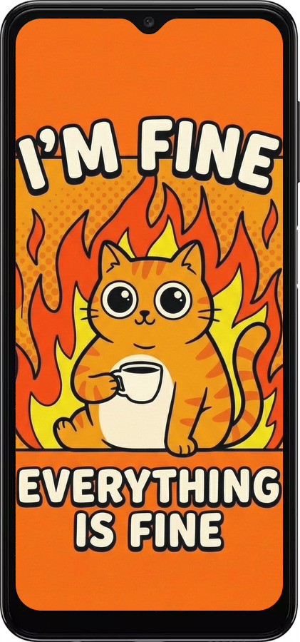 TPU чехол Funny Cat для Samsung Galaxy A13 5G - 6786b-3853 изображение 