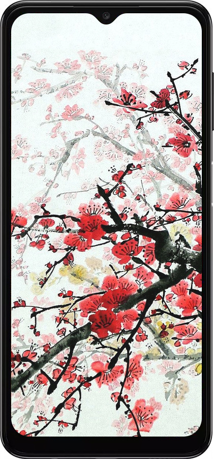 TPU чехол Квітучий кущ для Samsung Galaxy A04s - 831b-2877 изображение 