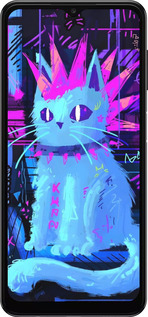 Силиконовый чехол Кот панк для Samsung Galaxy A13 5G - 6311u-3853 изображение 