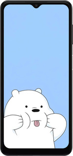 Силиконовый чехол Милый мишка для Samsung Galaxy A04s - 6357u-2877 изображение 