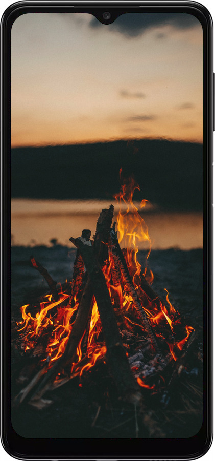 Силиконовый чехол Огонь для Samsung Galaxy A13 5G - 6021u-3853 изображение 