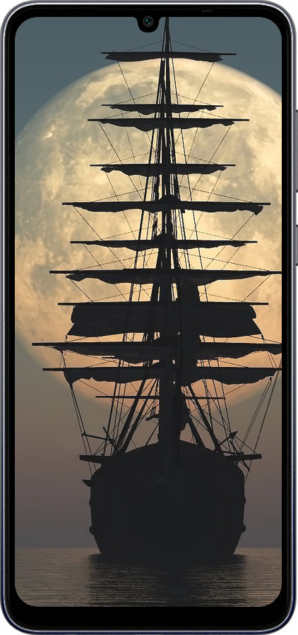TPU чехол Корабль для Samsung Galaxy A05 - 5998b-3355 изображение 