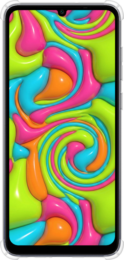 Силикон с усиленными углами чехол Y2K Jelly Dream для Samsung Galaxy A05 - 6780sp-3355 изображение 