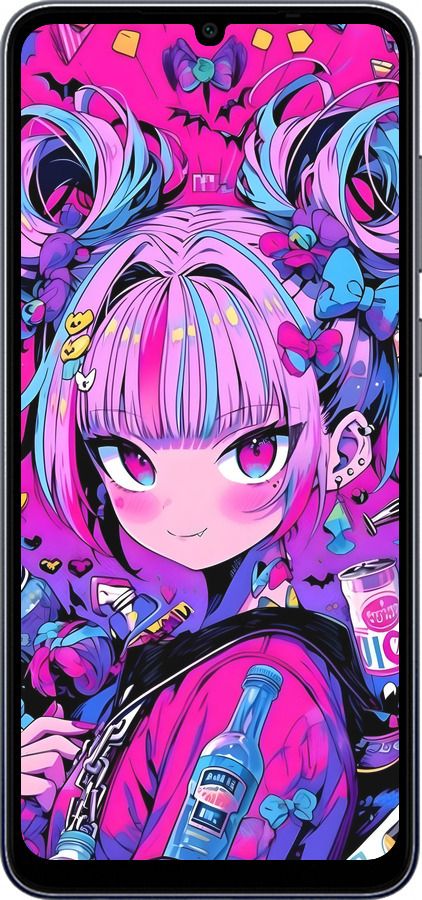 Силіконовий чехол Аніме мілаха для Samsung Galaxy A05 - 6314u-3355 изображение 