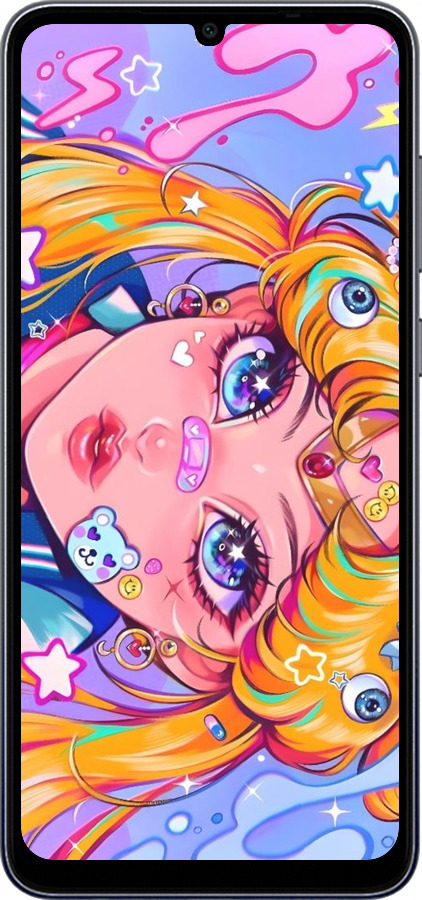 Силиконовый чехол Сейлор Мун 4 для Samsung Galaxy A05 - 6353u-3355 изображение 