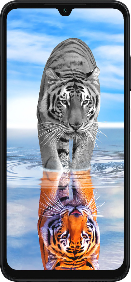 TPU чехол Тигр для Samsung Galaxy A05s - 6016b-3356 изображение 
