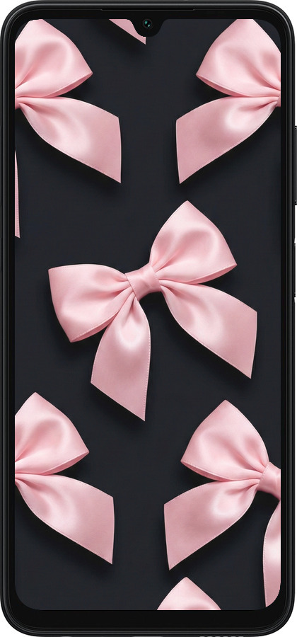TPU чехол Coquette Ribbons Dark Coquette для Samsung Galaxy A05s - 6767b-3356 изображение 