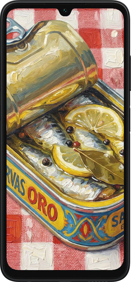 TPU чехол Vintage Sardine Tin Phone для Samsung Galaxy A05s - 6772b-3356 изображение 