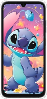 Силикон с усиленными углами чехол Стич 2 для Samsung Galaxy A05s - 6371sp-3356 изображение 