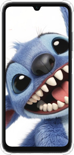 Силикон с усиленными углами чехол Стич для Samsung Galaxy A05s - 6684sp-3356 изображение 