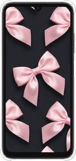 Силикон с усиленными углами чехол Coquette Ribbons Dark Coquette для Samsung Galaxy A05s - 6767sp-3356 изображение 
