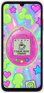Силикон с усиленными углами чехол Y2K Aesthetic Retro Pet: Годуй мене кавою для Samsung Galaxy A05s - 6784sp-3356 изображение 