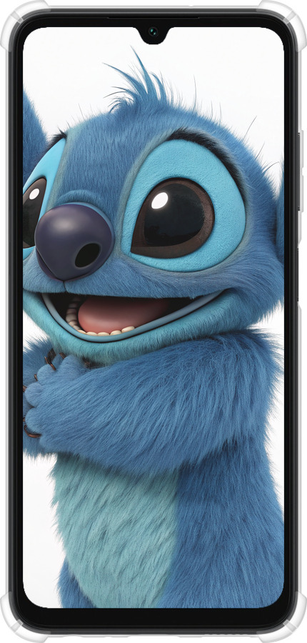 Силикон с усиленными углами чехол Стич 1 для Samsung Galaxy A05s - 6686sp-3356 изображение 