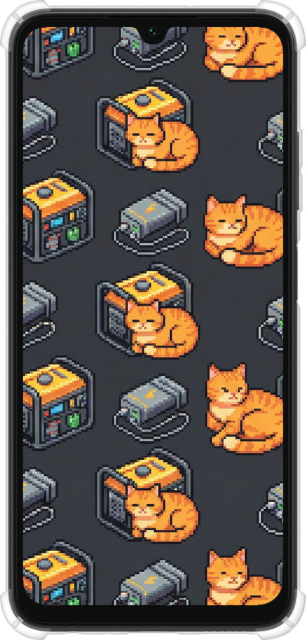 Силикон с усиленными углами чехол Autonomous Zone для Samsung Galaxy A05s - 6771sp-3356 изображение 