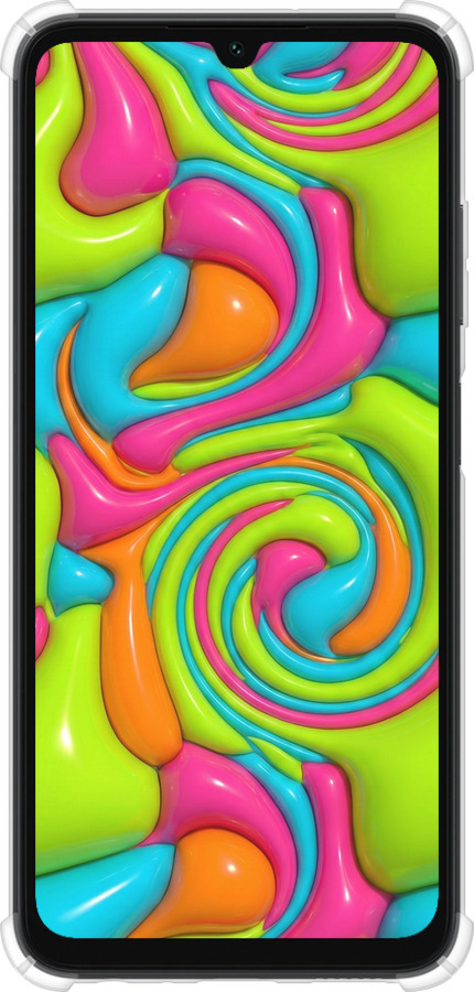 Силикон с усиленными углами чехол Y2K Jelly Dream для Samsung Galaxy A05s - 6780sp-3356 изображение 