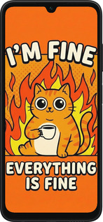 Силіконовий чехол Funny Cat для Samsung Galaxy A05s - 6786u-3356 изображение 