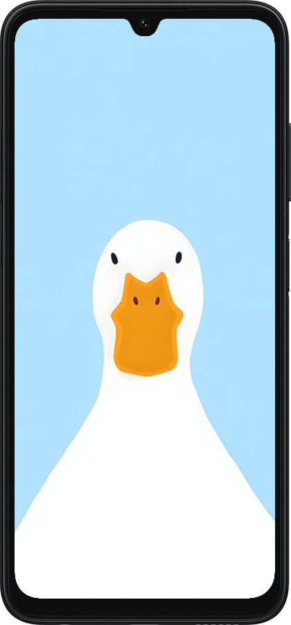 Силіконовий чехол Гусак для Samsung Galaxy A05s - 6350u-3356 изображение 