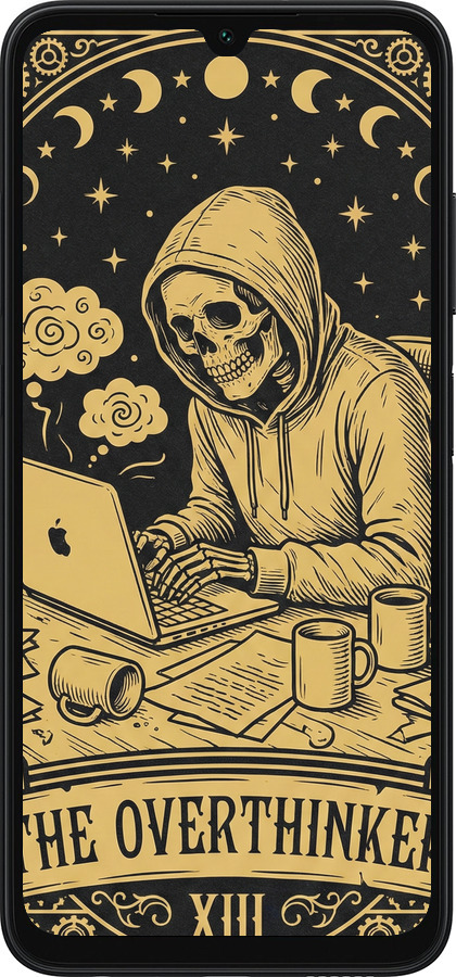 Силіконовий чехол The Overthinker для Samsung Galaxy A05s - 6774u-3356 изображение 