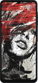 Силіконовий чехол Обличчя дівчини для Samsung Galaxy A06 4G - 1162u-3776 изображение 