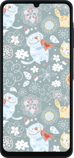 Силіконовий чехол Кошенята v3 для Samsung Galaxy A06 4G - 1223u-3776 изображение 