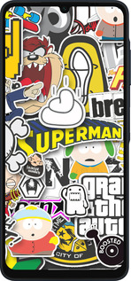 Силіконовий чехол Popular logos для Samsung Galaxy A06 4G - 4023u-3776 изображение 