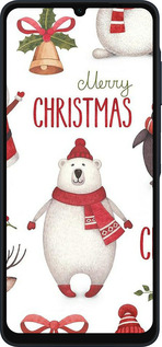 Силиконовый чехол Merry Christmas для Samsung Galaxy A06 4G - 4106u-3776 изображение 