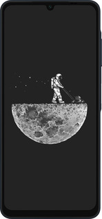 Силиконовый чехол Moon in dark для Samsung Galaxy A06 4G - 4176u-3776 изображение 