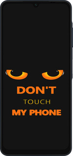 Силиконовый чехол Don't touch the phone для Samsung Galaxy A06 4G - 4261u-3776 изображение 